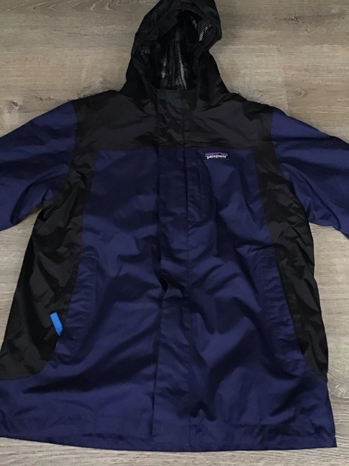 Patagonia Boys XL 14 Blue H2No Waterproof  3 In 1 Winter Coat Hooded - Image 3 of 4