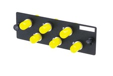 Panduit - FAP12WBULCZ - Panduit Front Loading Adapter Panel - 12 Port s - 12 x