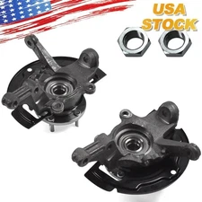 Front (2) Wheel Hub Bearing Steering Knuckle For Nissan Altima 2002 - 2005 2006
