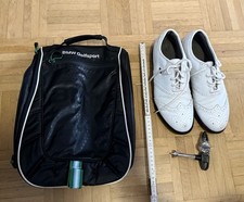 Adidas Golferschuhe, Gr. 42, mit BMW Golfersport Schuhtasche