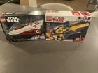 LEGO Star Wars: Anakin's Jedi Starfighter 75214 & Obi-Wan Starfighter 75333. NIB