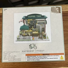 Mayberry Street Miniatures DIY Dollhouse Coffee Time Cafe Cuppa Joe NIB