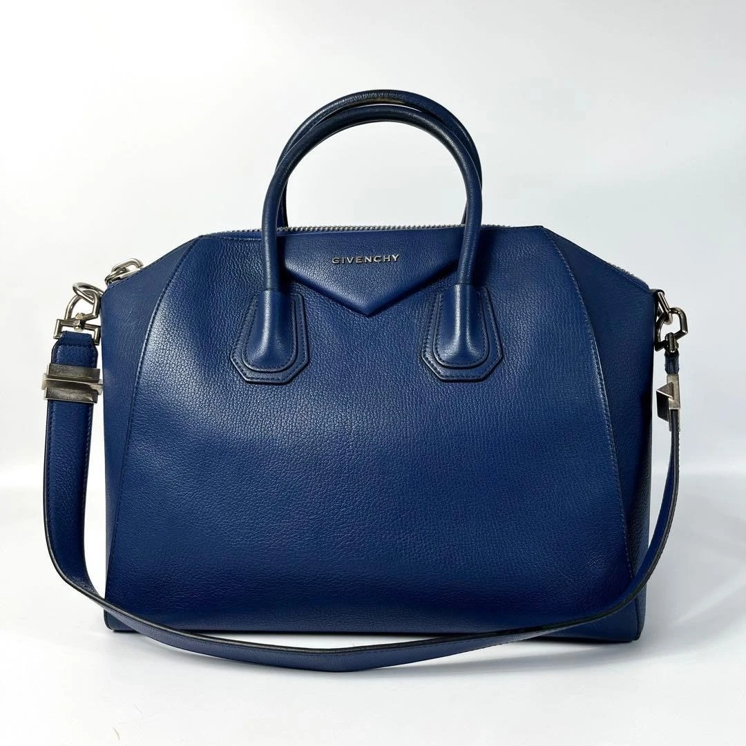 今日だけ値下げ美品ネイビー系 アンティゴナ ミディアム バッグ GIVENCHY Givenchy Antigona Blue Bags & Handbags for Women for sale | eBay