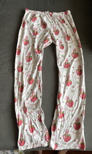 Vintage Strawberry Shortcake Pajama Pants Size XL 2003