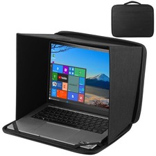 Universal Foldable Laptop Sun Shade  Privacy Shield - Fits 12-14 inch Laptop...
