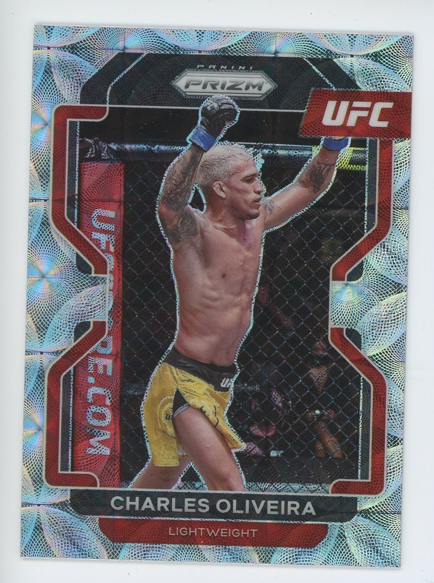 2022 PANINI PRIZM UFC 189 CHARLES OLIVEIRA PREMIUM BOX SET PRIZM 01/99