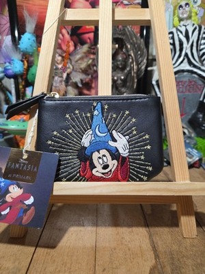 Primark x Disney Fantasia Embroidered Sorcerer Mickey Mouse Coin Purse NEW