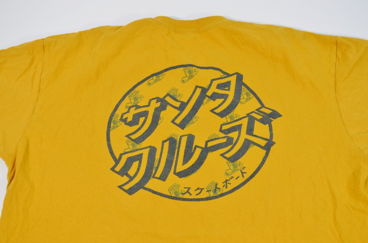 Santa Cruz Japanese Dot Shirt NHS Orange Y2K Skate Skateboard 