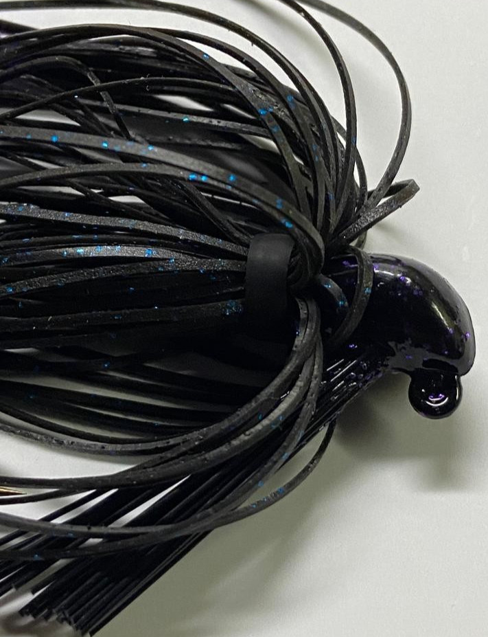 Vintage Stanley Jig 3/16 Oz Beautiful Purple and Black Unused 01