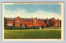 Ann Arbor MI-Michigan University Michigan Mosher Jordan Hall Vintage Postcard