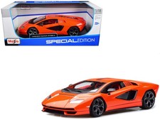 1/18 Lamborghini Countach LPI 800-4 Orange with Red Interior "Special Edition"