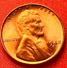 1948-S Lincoln Wheat Cent Penny GEM RED BU From an Original Bank Roll