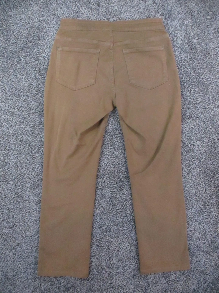 NYDJ Legging Pants Womens 4P Brown Stretch Lift Tuck Technology Made USA 28x27 - Image 3 of 4