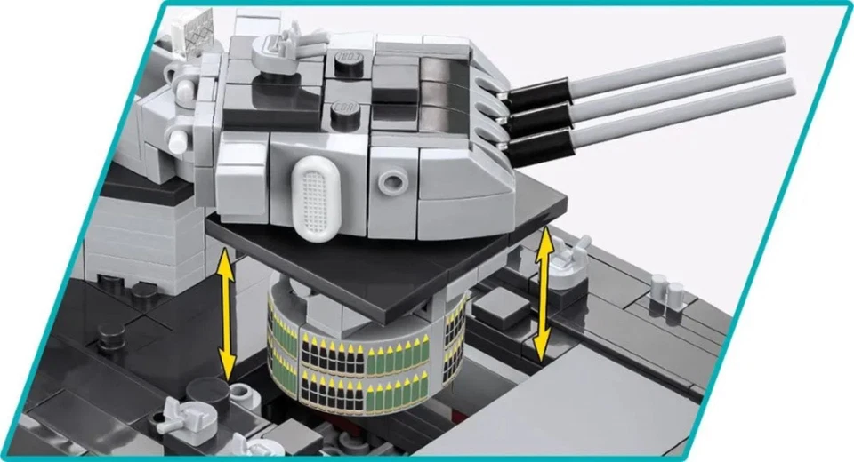 WW2 - Missouri Battleship 2640 pcs  [OE] - Image 3 of 4