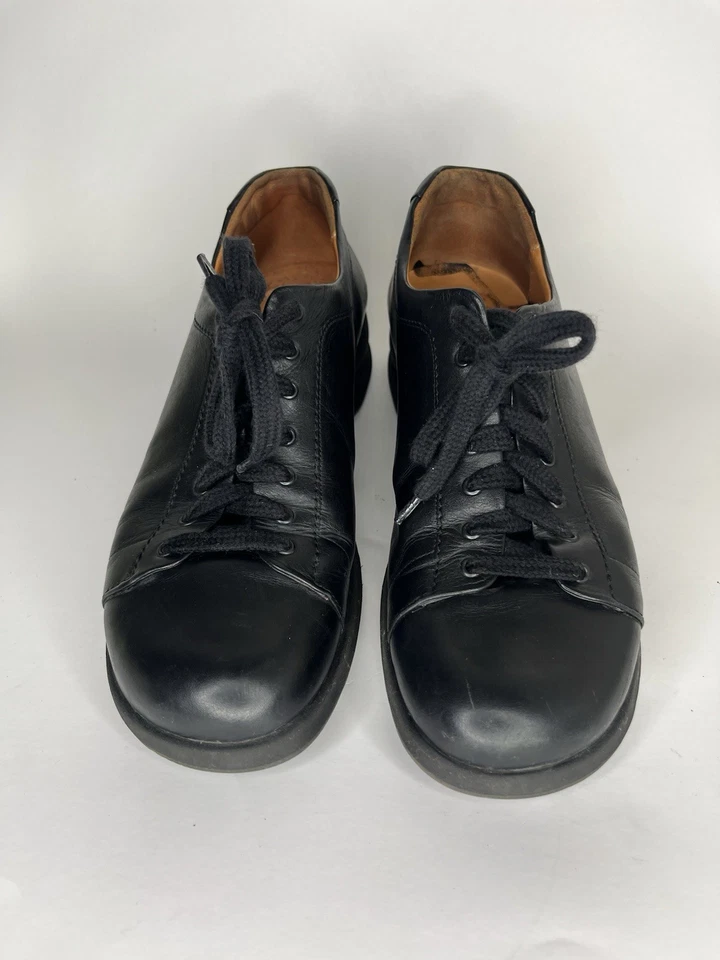 Zapatos Oxford Murtosa con Cordones Talla 40 EE. UU. 9 Confort Portugal Cuero Negro Foto 2 de 4