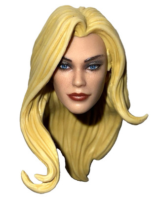 Marvel Legends SHARON CARTER HEAD Long Blonde Hair Female Shield Agent 6'' Series