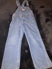 Round House Kids Unisex Denim Bib Overalls Size 16