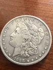 1888 Morgan Silver Dollar - Good  and Circulated US 1 Dollar Coin