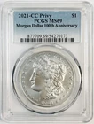 2021 CC Modern Morgan Dollar PCGS MS-69 Morgan Dollar 100th Anniversary