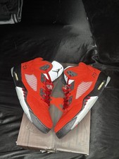 Jordan 5 Retro Raging Bull Red Suede for Sale | Authenticity