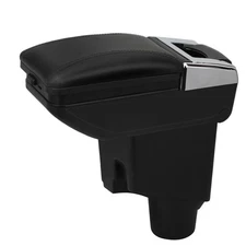 For Toyota Yaris Hybrid 2015-2021 Armrest Center Console Storage（black Style）