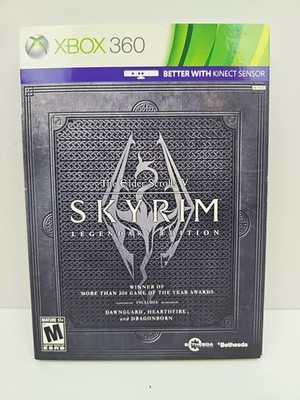 The Elder Scrolls V: Skyrim -- Legendary Edition Xbox 360, 2013 Preorder SEALED
