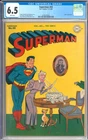 Superman #43 WHITE PAGES Golden Age Superhero Vintage DC Comic 1946 CGC 6.5
