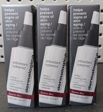 3x Dermalogica Age Smart Antioxidant Hydramist Firming Hydrating Mist 1.0 Oz