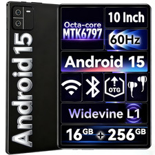 2025 New Tablet 10'' IPS WIFI 1920*1200 Display 8000mAh Android 15 Octa-Core BT