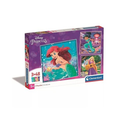 Disney Prinzessin Ariel 3x48 Teile Puzzle Clementoni