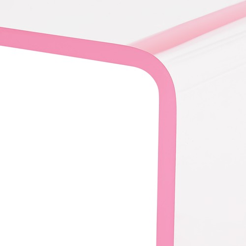 Wall-Mounted Bedside Table Acrylic Bedside Bookshelf Acrylic Floating Nightstand - Picture 16 of 16