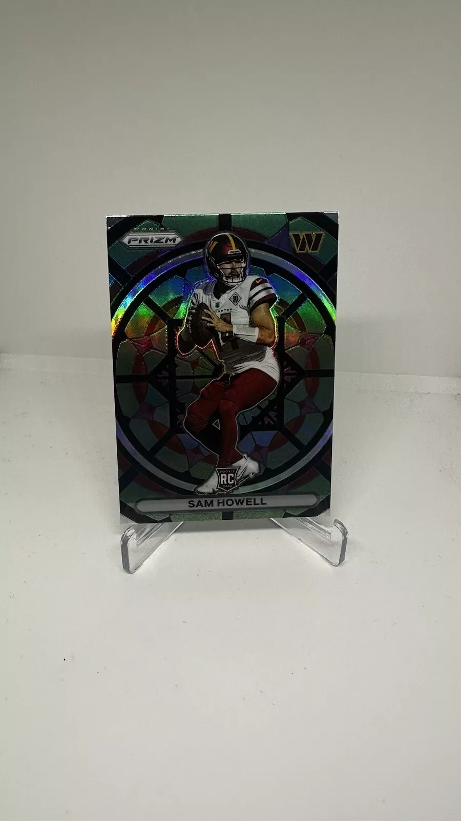 2022 Panini Prizm SAM HOWELL Stained Glass SSP Rookie RC #SG-5 Commanders