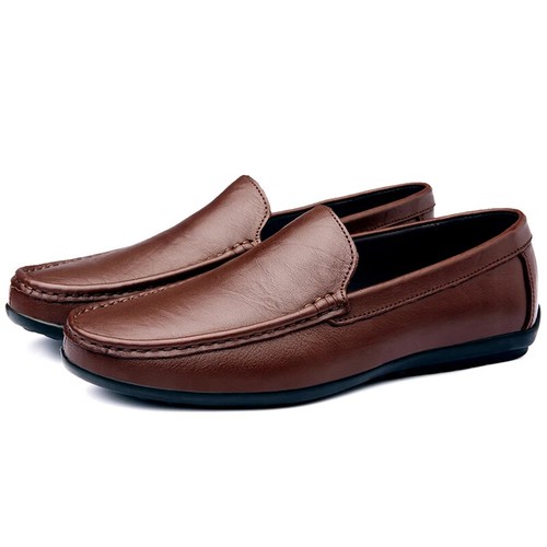 Men Shoes Business Breathable Loafer Moccasins Flat Shoe Casual Leather Footwear - Picture 24 of 24