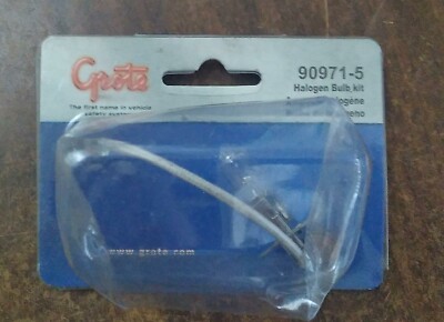 Grote 90971-5 Halogen Bulb,Spade Terminal 12V Clear