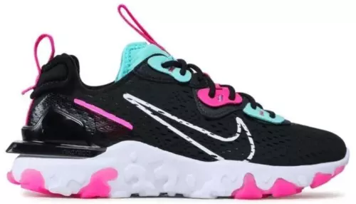 Nike React Vision Dark Smoke Grey Pink Blast W