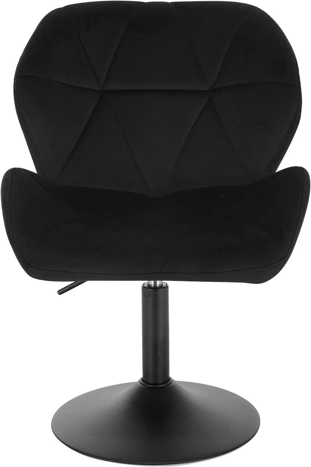 WOLTU 1 x Adjustable Breakfast Bar Stool Velvet Chair Swivel Lift