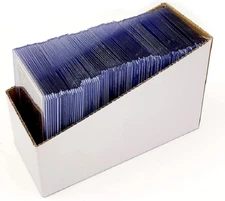 200Ct Toploaders and Card Sleeves,Card Protectors Hard Plastic, 3" X 4" Regular 