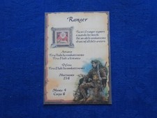 HEROQUEST espansione NUOVA sfusa RANGER scheda personaggio