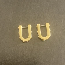 Gorjana Asher Link Huggies 18K Gold Plated Earrings 249-004-G