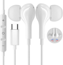 For Samsung Galaxy S22/S23 Ultra/Note Earphone Headphone USB-C Type C Earbud
