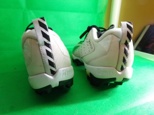 NIKE Vapor Fast flex Football Cleats Size 7.5 White & Black Preowned - Picture 4 of 7