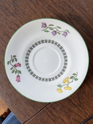 Spode Summer Palace Coffee Tea Cup and Saucer England Floral Fine Stone - Picture 9 of 15