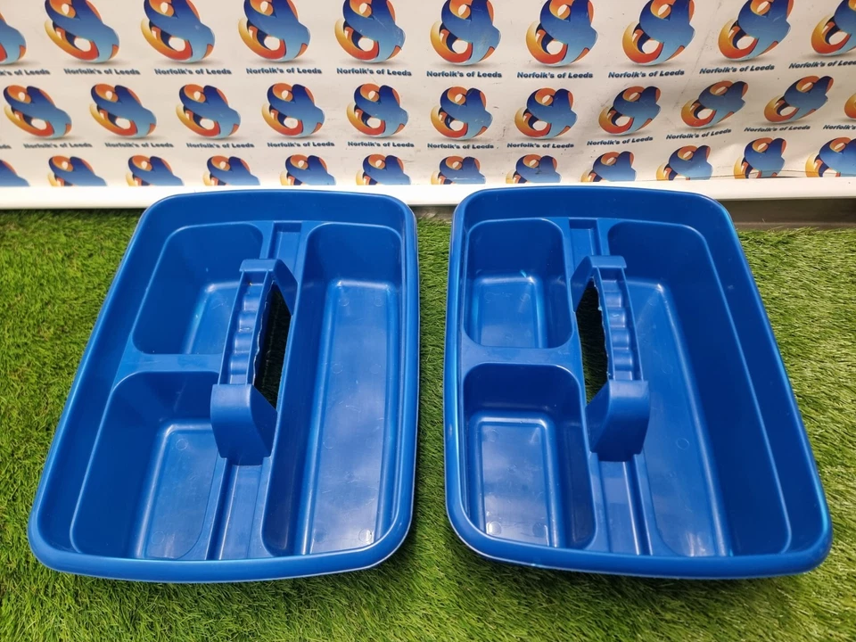 Draper Tool cleaning Storage Tote Tray 340mm x 240mm x 130mm lot of 2 trays M - Image 3 of 4