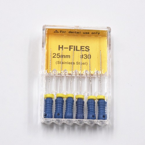 Dental Stainless Steel Endodontic Root Canal H/K/R Files 21/25/31mm Hand Use - Picture 38 of 49