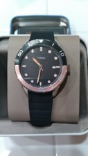 Fossil Dayle Three-hand Two-tone Nylon 