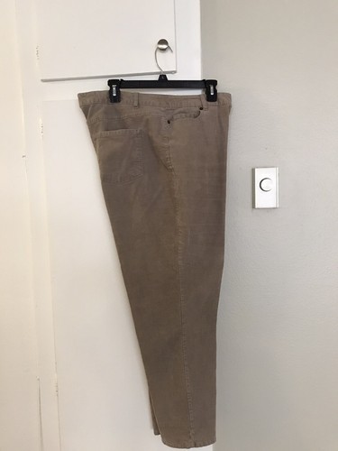 Coldwater Creek Tan Cordoury Straight Leg Pants Sz 18p 5Pockets - Picture 4 of 9