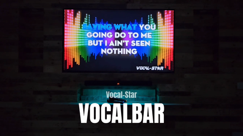 Barra de sonido para máquina de karaoke Vocal-Star 2 micrófonos inalámbricos efectos de luz VSVB XD - Vídeo 1 de 1