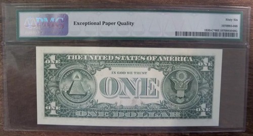 2003A $1 ONE DOLLAR BILL *STAR* REPLACEMENT NOTE GEM UNC 66 EPQ PMG- 5 AVAILABLE - Picture 8 of 12