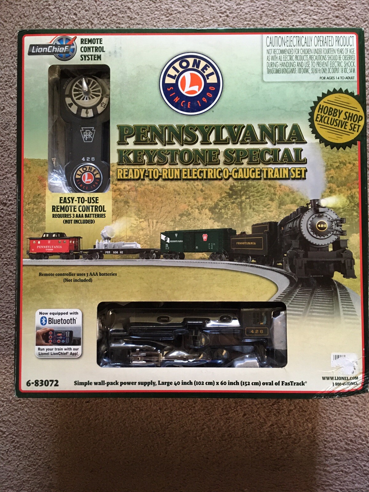 Lionel ~ 6-83072 Pennsylvania "Keystone Special" Lionchief set 