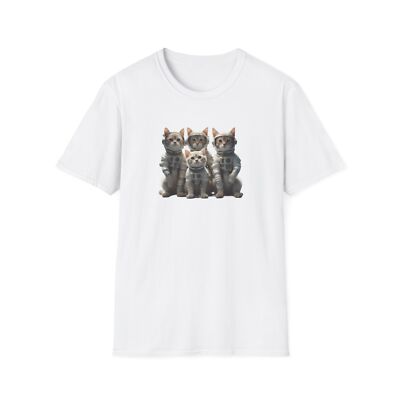 Space Cats NASA Astronauts Flight Suit T-Shirt Astronomy Science Tee Unisex